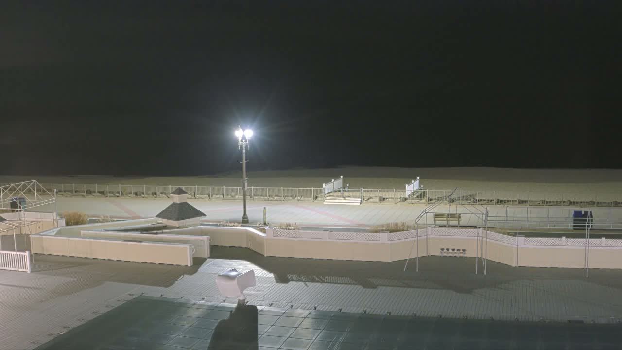 Long Branch Beach towards Northeast from Promenade Beach Club Live Cam - Long Branch, Monmouth, New Jersey, USA