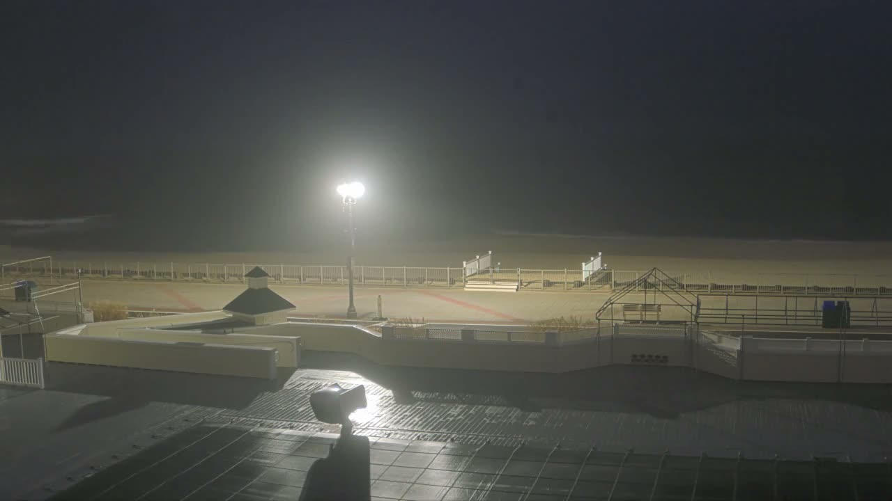 Long Branch Beach towards Northeast from Promenade Beach Club Live Cam - Long Branch, Monmouth, New Jersey, USA