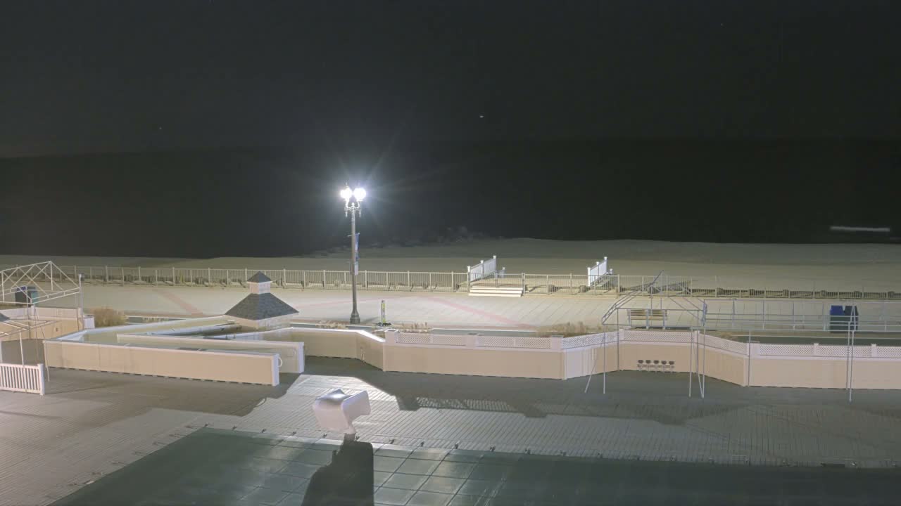 Long Branch Beach towards Northeast from Promenade Beach Club Live Cam - Long Branch, Monmouth, New Jersey, USA