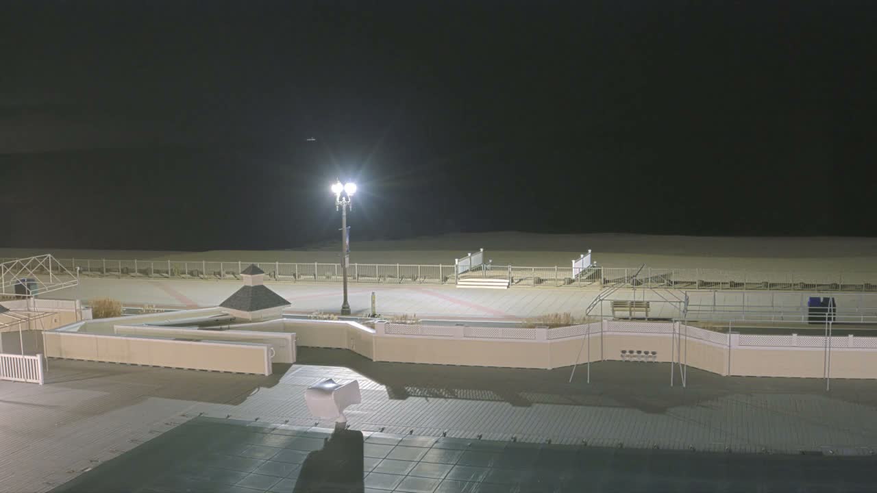 Long Branch Beach towards Northeast from Promenade Beach Club Live Cam - Long Branch, Monmouth, New Jersey, USA