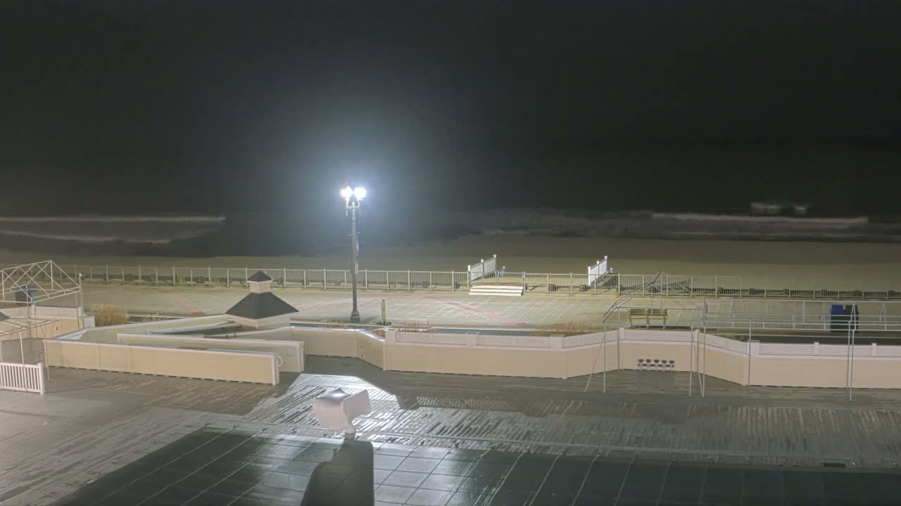 Long Branch Beach towards Northeast from Promenade Beach Club Live Cam - Long Branch, Monmouth, New Jersey, USA