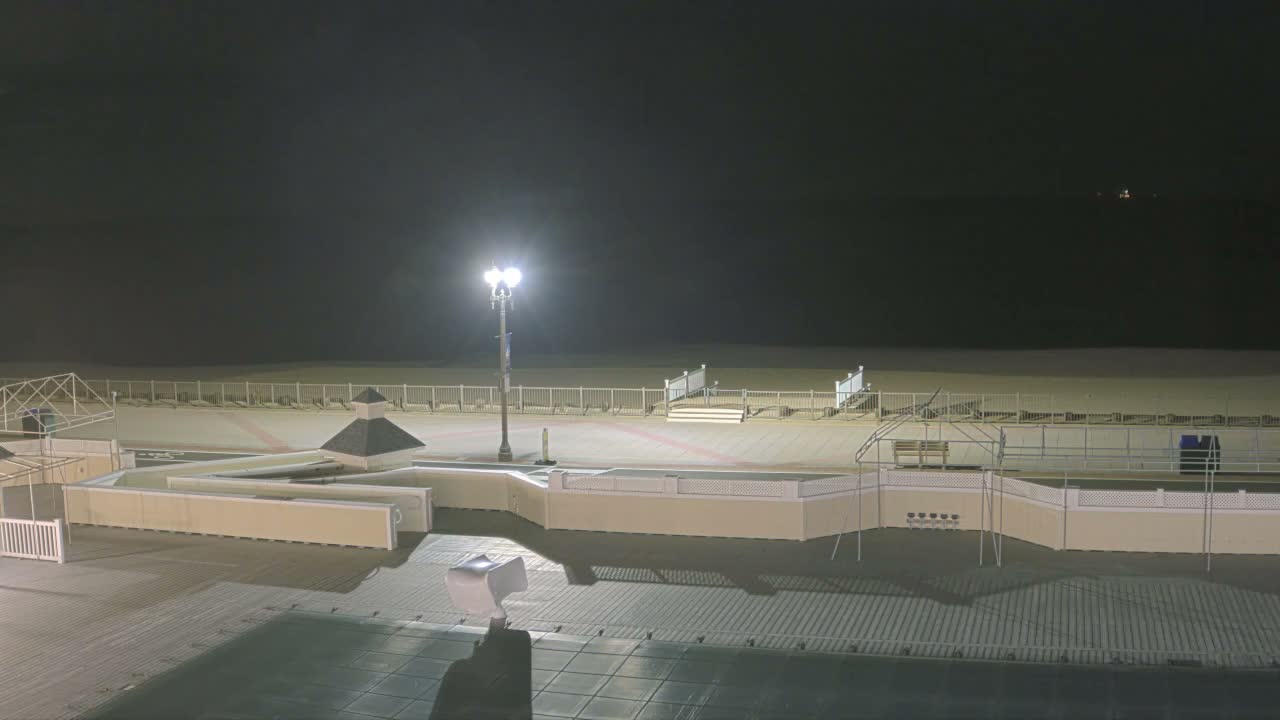 Long Branch Beach towards Northeast from Promenade Beach Club Live Cam - Long Branch, Monmouth, New Jersey, USA