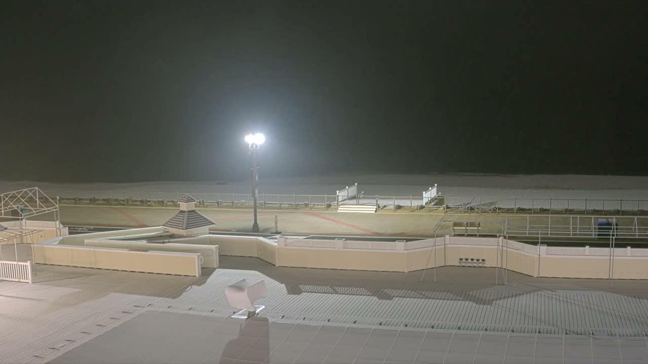 Long Branch Beach towards Northeast from Promenade Beach Club Live Cam - Long Branch, Monmouth, New Jersey, USA