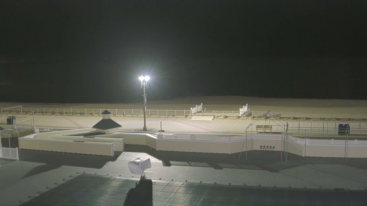 Long Branch Beach towards Northeast from Promenade Beach Club Live Cam - Long Branch, Monmouth, New Jersey, USA