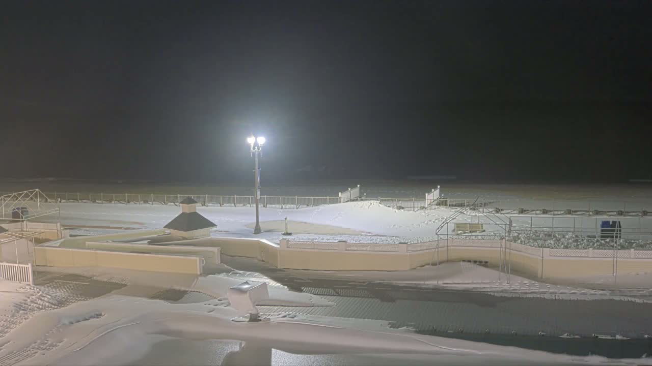 Long Branch Beach towards Northeast from Promenade Beach Club Live Cam - Long Branch, Monmouth, New Jersey, USA