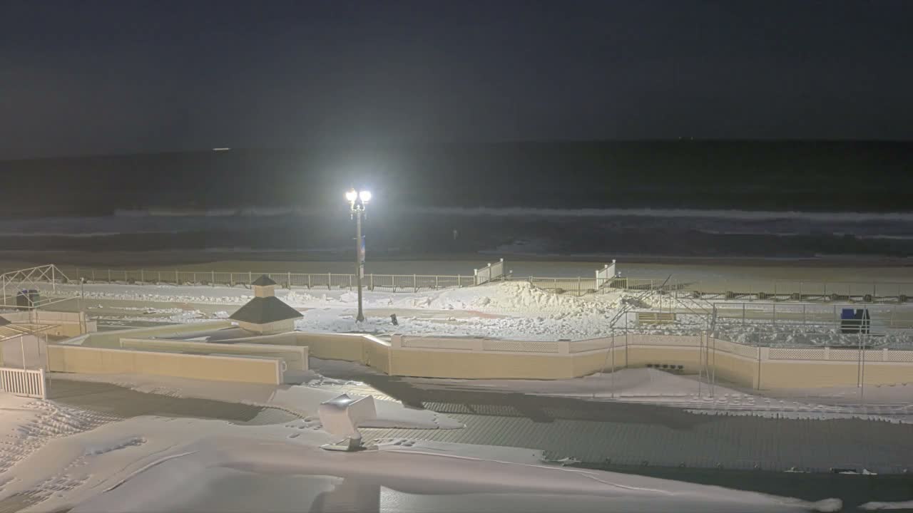Long Branch Beach towards Northeast from Promenade Beach Club Live Cam - Long Branch, Monmouth, New Jersey, USA