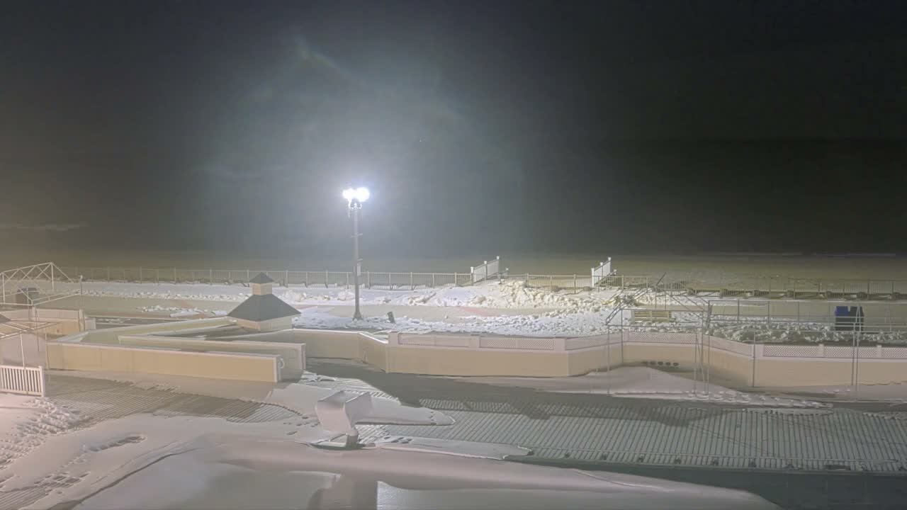 Long Branch Beach towards Northeast from Promenade Beach Club Live Cam - Long Branch, Monmouth, New Jersey, USA