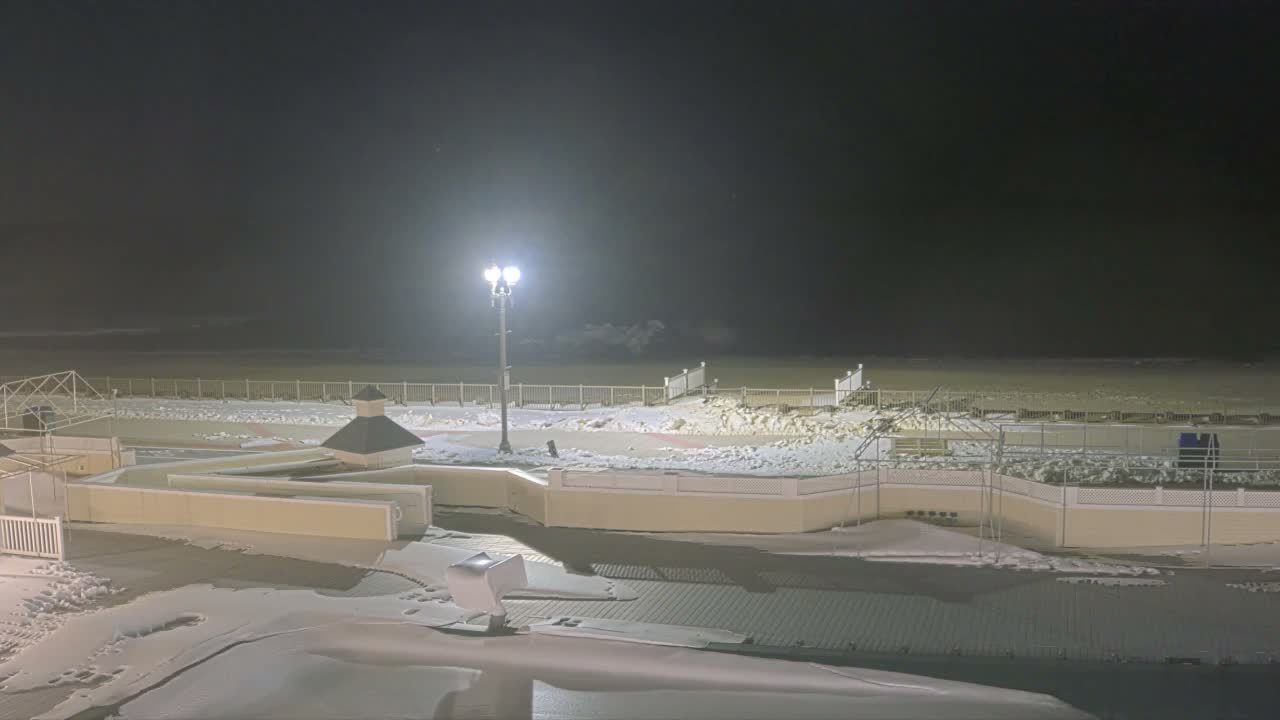 Long Branch Beach towards Northeast from Promenade Beach Club Live Cam - Long Branch, Monmouth, New Jersey, USA