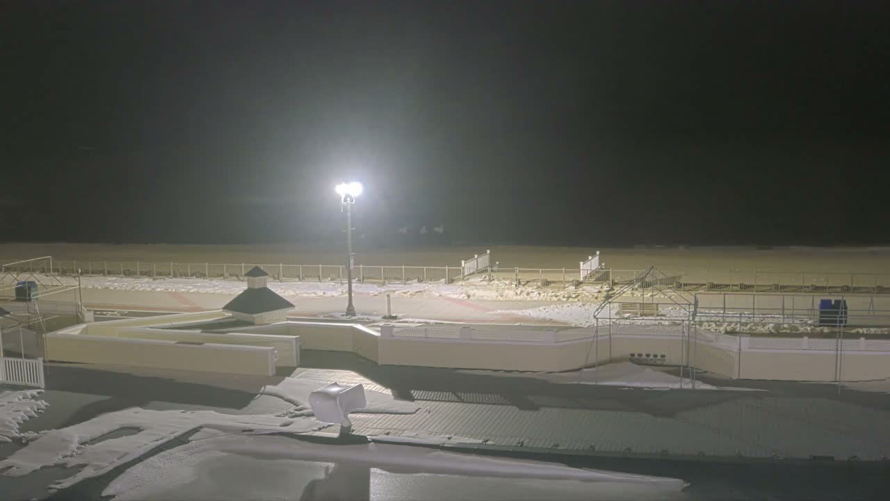 Long Branch Beach towards Northeast from Promenade Beach Club Live Cam - Long Branch, Monmouth, New Jersey, USA