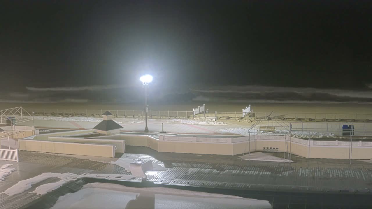 Long Branch Beach towards Northeast from Promenade Beach Club Live Cam - Long Branch, Monmouth, New Jersey, USA
