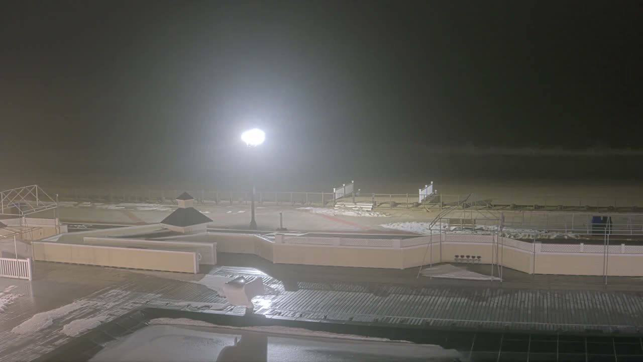 Long Branch Beach towards Northeast from Promenade Beach Club Live Cam - Long Branch, Monmouth, New Jersey, USA
