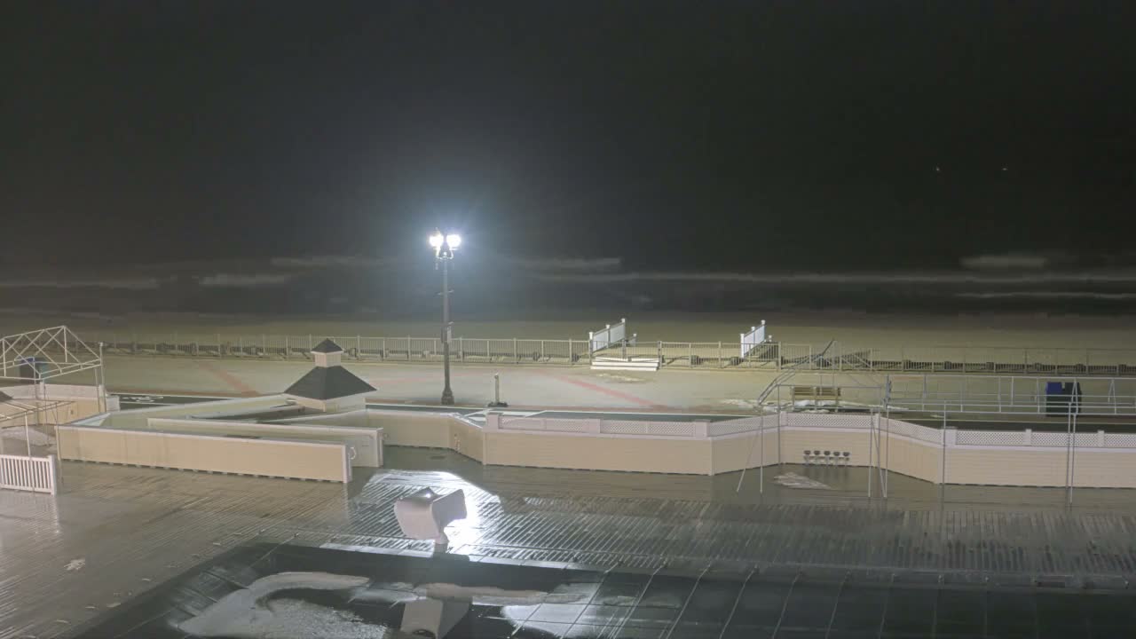 Long Branch Beach towards Northeast from Promenade Beach Club Live Cam - Long Branch, Monmouth, New Jersey, USA