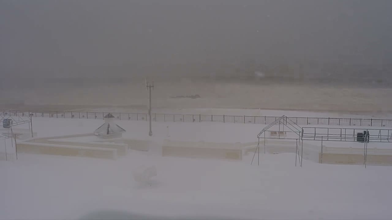Long Branch Beach towards Northeast from Promenade Beach Club Live Cam - Long Branch, Monmouth, New Jersey, USA