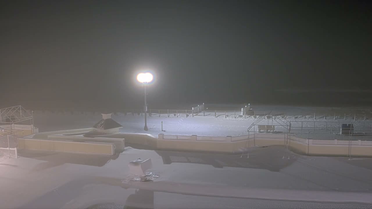 Long Branch Beach towards Northeast from Promenade Beach Club Live Cam - Long Branch, Monmouth, New Jersey, USA