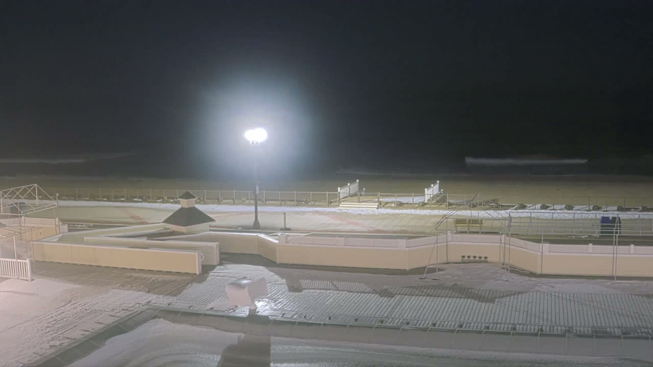 Long Branch Beach towards Northeast from Promenade Beach Club Live Cam - Long Branch, Monmouth, New Jersey, USA