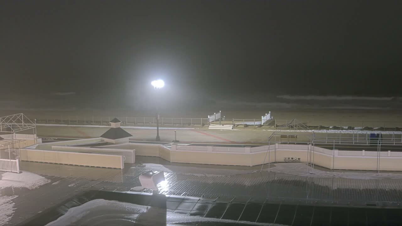 Long Branch Beach towards Northeast from Promenade Beach Club Live Cam - Long Branch, Monmouth, New Jersey, USA