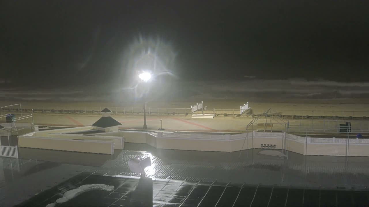 Long Branch Beach towards Northeast from Promenade Beach Club Live Cam - Long Branch, Monmouth, New Jersey, USA