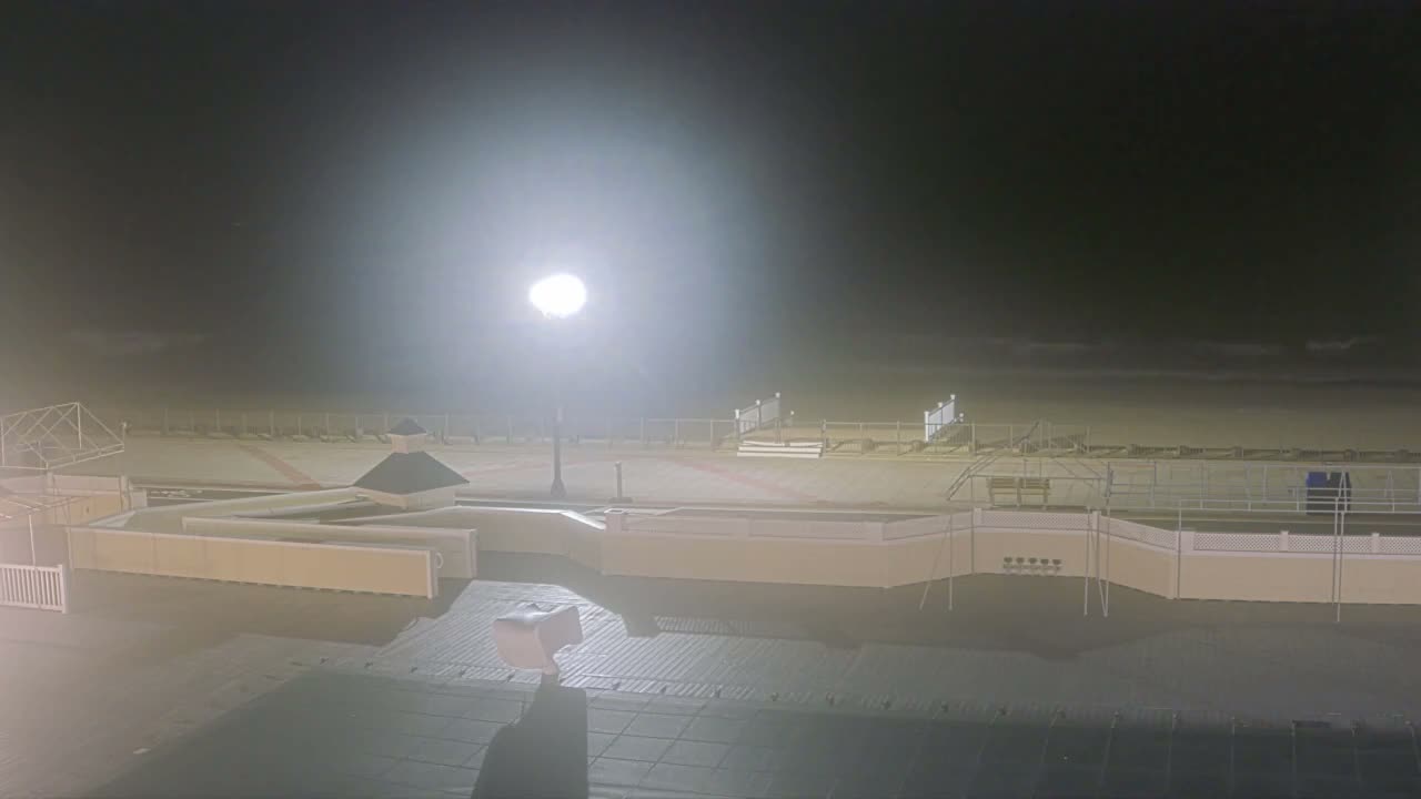 Long Branch Beach towards Northeast from Promenade Beach Club Live Cam - Long Branch, Monmouth, New Jersey, USA