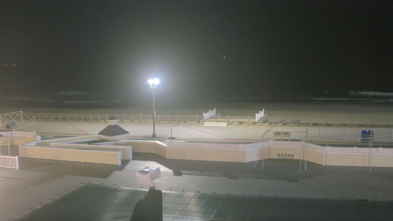Long Branch Beach towards Northeast from Promenade Beach Club Live Cam - Long Branch, Monmouth, New Jersey, USA