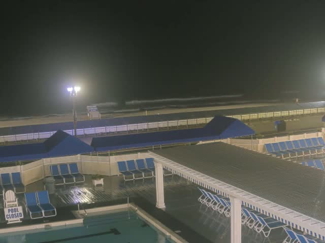 Long Branch Beach towards Southeast from Promenade Beach Club Live Cam - Long Branch, Monmouth, New Jersey, USA