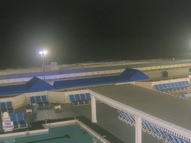 Long Branch Beach towards Southeast from Promenade Beach Club Live Cam - Long Branch, Monmouth, New Jersey, USA