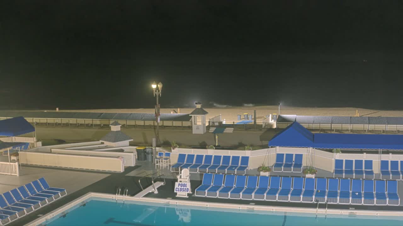Long Branch Beach towards Southeast from Promenade Beach Club Live Cam - Long Branch, Monmouth, New Jersey, USA