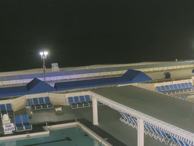 Long Branch Beach towards Southeast from Promenade Beach Club Live Cam - Long Branch, Monmouth, New Jersey, USA
