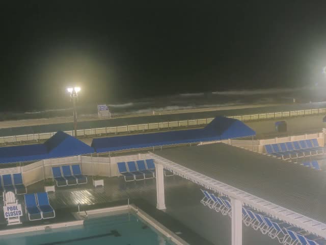 Long Branch Beach towards Southeast from Promenade Beach Club Live Cam - Long Branch, Monmouth, New Jersey, USA
