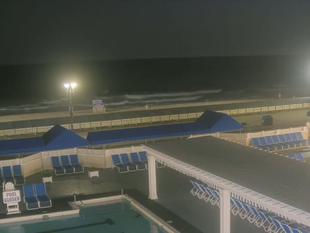 Long Branch Beach towards Southeast from Promenade Beach Club Live Cam - Long Branch, Monmouth, New Jersey, USA