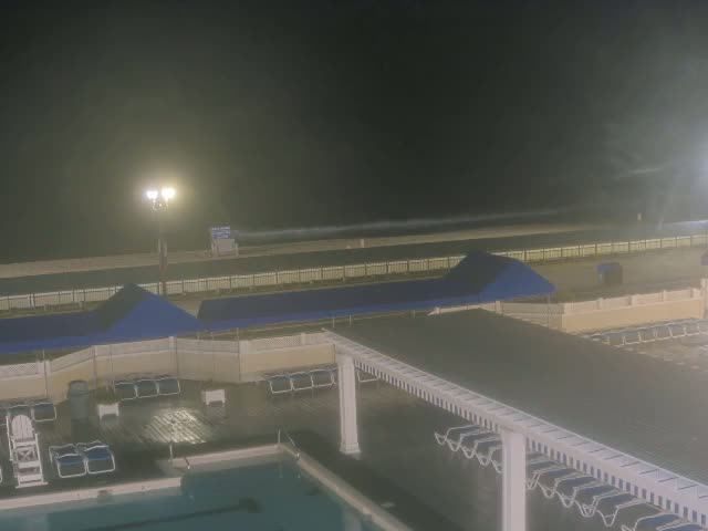 Long Branch Beach towards Southeast from Promenade Beach Club Live Cam - Long Branch, Monmouth, New Jersey, USA