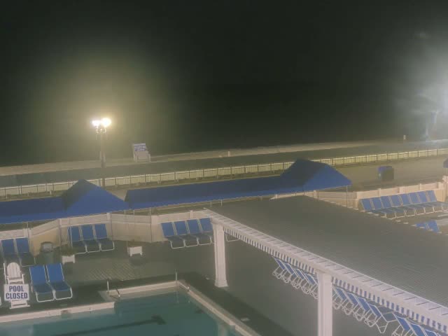 Long Branch Beach towards Southeast from Promenade Beach Club Live Cam - Long Branch, Monmouth, New Jersey, USA