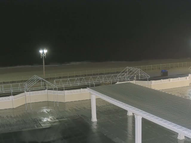 Long Branch Beach towards Southeast from Promenade Beach Club Live Cam - Long Branch, Monmouth, New Jersey, USA