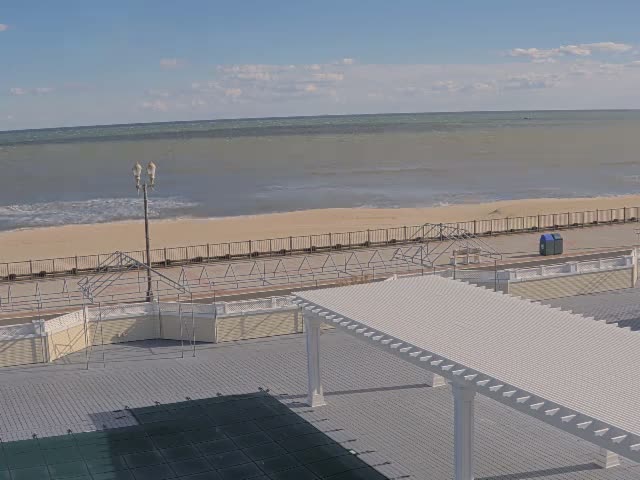 Long Branch Beach towards Southeast from Promenade Beach Club Live Cam - Long Branch, Monmouth, New Jersey, USA