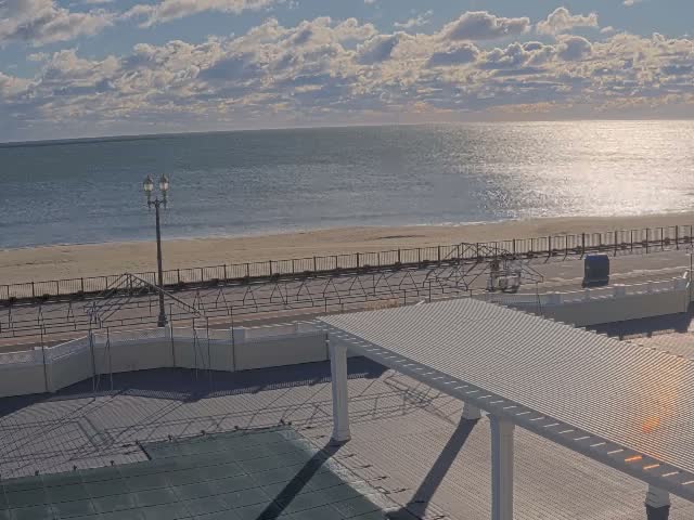 Long Branch Beach towards Southeast from Promenade Beach Club Live Cam - Long Branch, Monmouth, New Jersey, USA