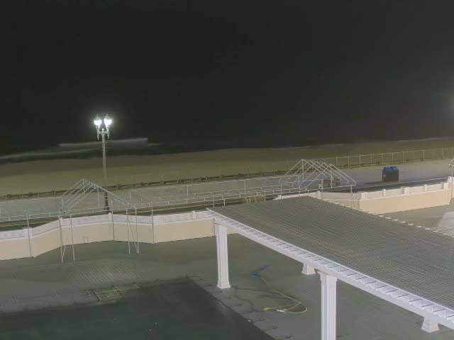 Long Branch Beach towards Southeast from Promenade Beach Club Live Cam - Long Branch, Monmouth, New Jersey, USA