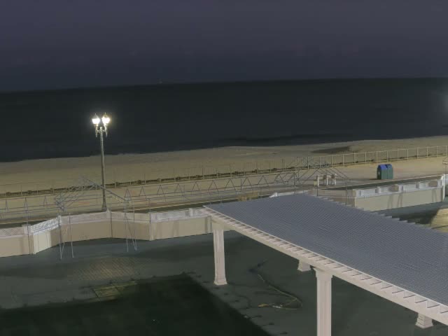 Long Branch Beach towards Southeast from Promenade Beach Club Live Cam - Long Branch, Monmouth, New Jersey, USA