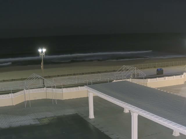 Long Branch Beach towards Southeast from Promenade Beach Club Live Cam - Long Branch, Monmouth, New Jersey, USA
