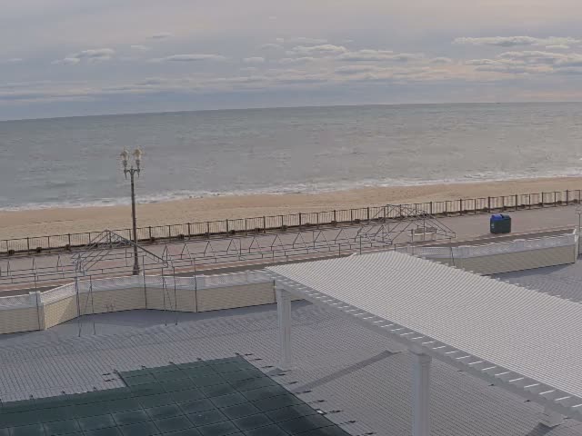 Long Branch Beach towards Southeast from Promenade Beach Club Live Cam - Long Branch, Monmouth, New Jersey, USA