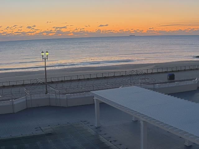Long Branch Beach towards Southeast from Promenade Beach Club Live Cam - Long Branch, Monmouth, New Jersey, USA