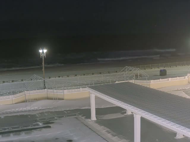 Long Branch Beach towards Southeast from Promenade Beach Club Live Cam - Long Branch, Monmouth, New Jersey, USA