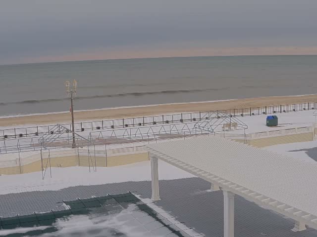 Long Branch Beach towards Southeast from Promenade Beach Club Live Cam - Long Branch, Monmouth, New Jersey, USA