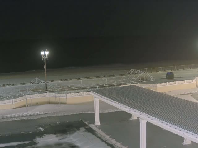 Long Branch Beach towards Southeast from Promenade Beach Club Live Cam - Long Branch, Monmouth, New Jersey, USA