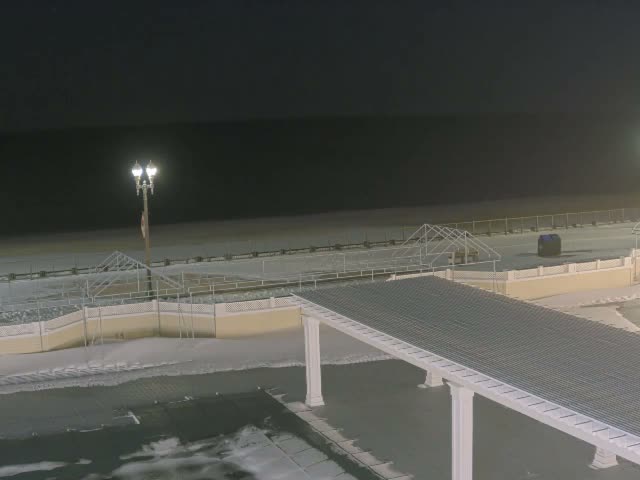 Long Branch Beach towards Southeast from Promenade Beach Club Live Cam - Long Branch, Monmouth, New Jersey, USA
