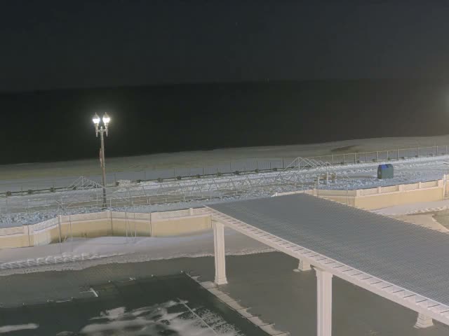 Long Branch Beach towards Southeast from Promenade Beach Club Live Cam - Long Branch, Monmouth, New Jersey, USA