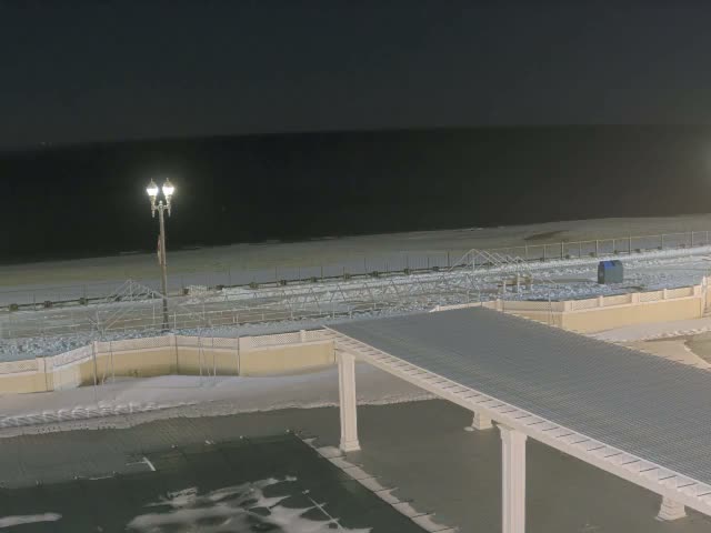 Long Branch Beach towards Southeast from Promenade Beach Club Live Cam - Long Branch, Monmouth, New Jersey, USA