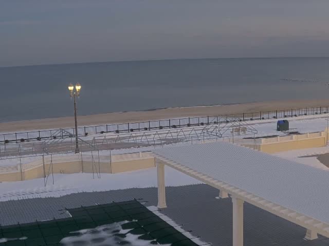 Long Branch Beach towards Southeast from Promenade Beach Club Live Cam - Long Branch, Monmouth, New Jersey, USA