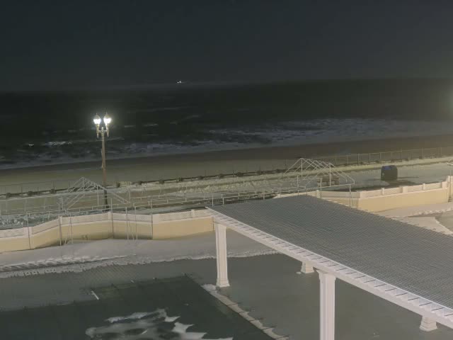 Long Branch Beach towards Southeast from Promenade Beach Club Live Cam - Long Branch, Monmouth, New Jersey, USA