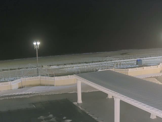 Long Branch Beach towards Southeast from Promenade Beach Club Live Cam - Long Branch, Monmouth, New Jersey, USA