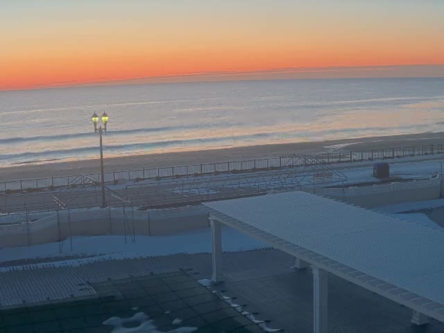 Long Branch Beach towards Southeast from Promenade Beach Club Live Cam - Long Branch, Monmouth, New Jersey, USA