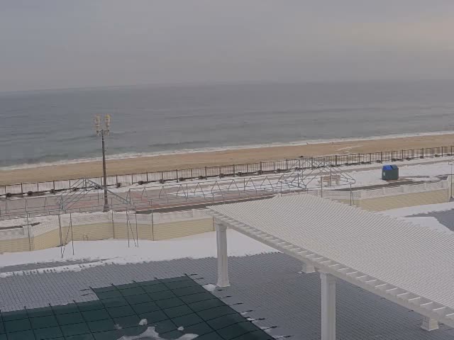 Long Branch Beach towards Southeast from Promenade Beach Club Live Cam - Long Branch, Monmouth, New Jersey, USA